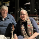 Jan Jönsson, en av Malmö-avdelningens stöttepelare, tillsammans med Winnie Svendsen, ordförande för SKP Malmö.