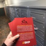 Skånekommunisterna delade ut flygblad i kampanj inför avtalsrörelsen.