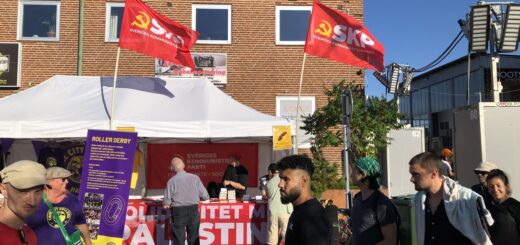 SKP Malmö startade sin höstkampanj med bokbord, tidningsutdelning och många bra diskussioner!